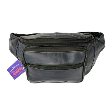 Leather Fanny Pack Waist Bag Pouch Travel Purse Organizer Shoulder Strap